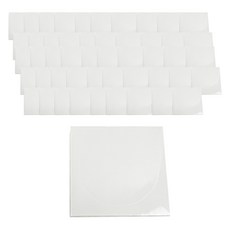 中央包裝 方形蛋糕底座 1號, 白色, 50個