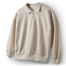 HARRISON HOMME 男士燈芯絨長袖翻領針織T恤 HA-1017 NAT1009