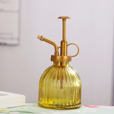 灑水壺與噴霧器二合一多功能園藝用品, 1個, 金黃色