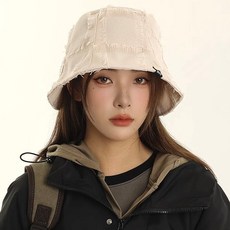 페이퍼먼츠 수술 스퀘어 봄가을 버킷 모자 23395