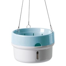 morningscent 공중식물 플랜테리어 행잉저면관수화분, 블루, 1개