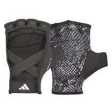 adidas 愛迪達 女性訓練健身手套 雙手佩戴組, 1套, 黑色