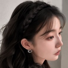 Paperments 麻花辮混紡紗假髮髮帶 23252