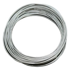 MaDaKkuMi 串珠工藝DIY製作材料鐵絲 2mm, 1個, 銀色