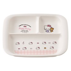 스케이터 전자레인지 항균 플레이트 XP7AG, HelloKitty, 1개