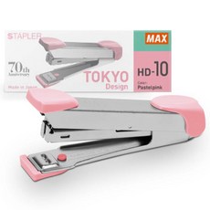 MAX 스테플러 HD-10, 파스텔핑크, 1개