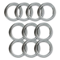 MaDaKkuMi 串珠工藝DIY手作材料鐵絲 2.5mm, 單一顏色, 10個