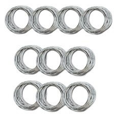 MaDaKkuMi 串珠工藝 DIY 製作材料 鐵絲 1.5mm, 單一顏色, 10個