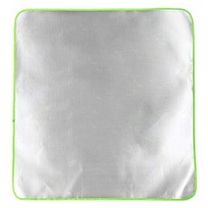 戶外休閒露營安全地墊, 銀色 + 綠色