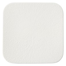 J Table 長方形陶瓷擺盤高腳盤, 1個, 白色