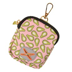 요런개 강아지 패턴 포인트 배변 파우치, 아보카도, 1개, 1개입