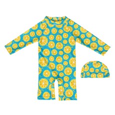 aquatica 兒童多合一 AQABS404 防曬泳衣+帽子套組