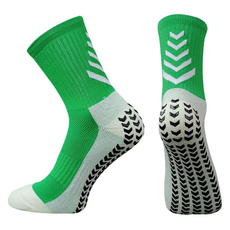 HnEx 단목 논슬립 스포츠 양말, 그린, 1개