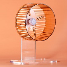 Lanboer 倉鼠透明可調高度滾輪 17cm, 1個, 橘色