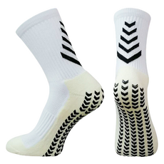 HnEx 단목 논슬립 스포츠 양말, 화이트, 1개