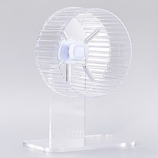 Lanboer 倉鼠透明可調高度滾輪 21cm, 1個, 透明