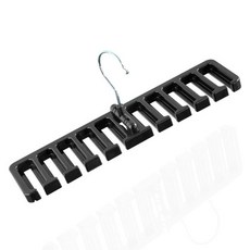 밸트 허리띠 넥타이 정리걸이, 블랙, 1개