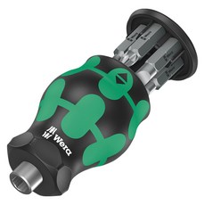 Wera Wera KK Stubby Magazine 4 1/4 短柄螺絲起子 008877, 1個