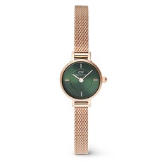 Daniel Wellington PETITE MINI MELROSE EMERALD 女士綠色錶盤時尚手錶