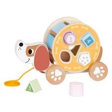 TOOKY TOY 拓客 幼兒用小狗圖形拖拉套組, 混合顏色, 1個