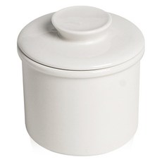 HelloKitchen Butterbell常溫保存容器奶油罐 白色, 1個