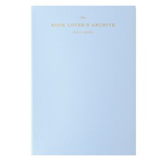 PAPERIAN 閱讀日誌 Slim Book Lovers 典藏筆記本, 寧靜藍, 1個