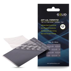 GELID solutions 極限導熱墊導熱係數15W mk 0.5mm, 1個, 灰色, 單一商品