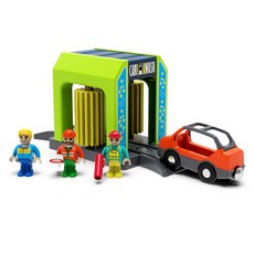 Mykafort 洗車場遊戲軌道積木 5件組, 混合顏色