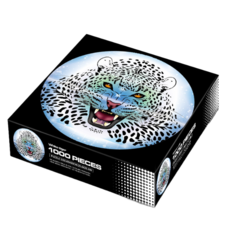 成人專注力提升圓形拼圖, 1個, 1000件, 白虎