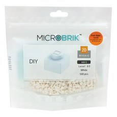 마이크로브릭 나노블럭 싱글블록, 화이트(2DG-MB15), 1개