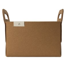 LitenKulor 毛氈收納籃, 1個, 棕色