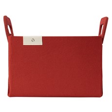 LitenKulor 毛氈收納籃, 1個, 紅色