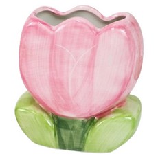 에이비엠코리아 인테리어 다용도 꽂이 핑크튤립, 혼합색상, 1개