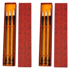 MaDaKkuMi 練習用兼毫書法筆 3件組, 大 / 中 / 小, 2套