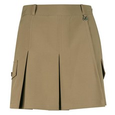 luxgolf 女款約克褶飾圍裹裙式短褲 YD4A216W