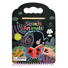 투키랜드 스크래치페이퍼 그림 DIY, 애니멀, 1개