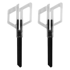 辦公用不鏽鋼文具剪刀, 單一顏色, 2個