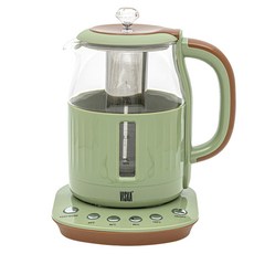 VISKA 溫度設定玻璃保溫奶粉茶壺 1.5L, HNZ-TK156(翡翠)