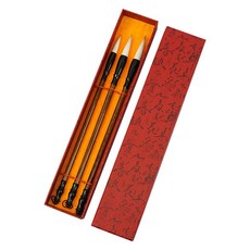MaDaKkuMi 練習用兼毫書法筆3件組, 大/中/小, 1套