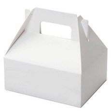 手提回禮盒 小 12.5 x 9.5 x 12 cm, 白色, 15個