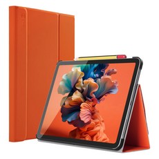 LAB.C 平板智慧保護套 鉛筆收納 輕薄保護殼, 珊瑚色