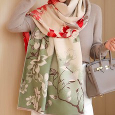 아뗄릭 우아한 더블컬링 숄 머플러 14684 + 쇼핑백