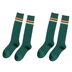 Hotdaysome 高爾夫及膝襪 2雙組, 綠色, 1套