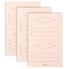 PAPERIAN Make a Memo 我的清單, 80入, 粉色 My List03, 3個