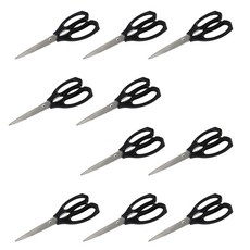 CoCoREX 露營廚房剪刀, 黑色, 10個