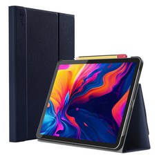 LAB.C iPad超薄平板電腦保護套, 十字紋海軍藍