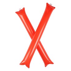 文具談 彩色長條氣球 棒球場加油棒 2入, 80套, 11 紅色