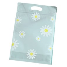 Mandeulhabi 可愛設計拉鍊袋 手提包裝袋 雛菊, 50個