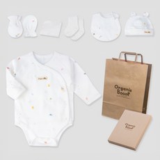 Organic Boom 嬰幼兒青蛇年蛇年新生兒四季7件組 + 購物袋套組