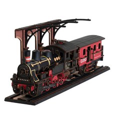 Rolife Robotime DIY 木製火車旅行拼圖 TGS01, 405件, 混合色